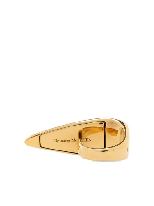 gold-tone polished finish open ring Alexander McQueen | 798911J160T0448